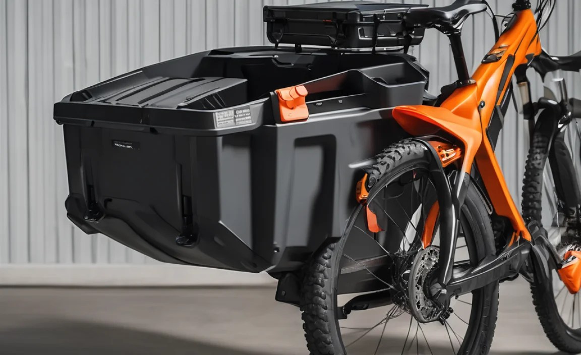 Ensuring Safety While Riding with a Cargo Box