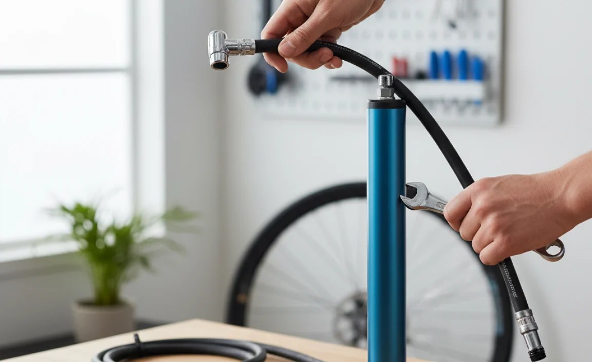How to Replace a Floor Pump Hose