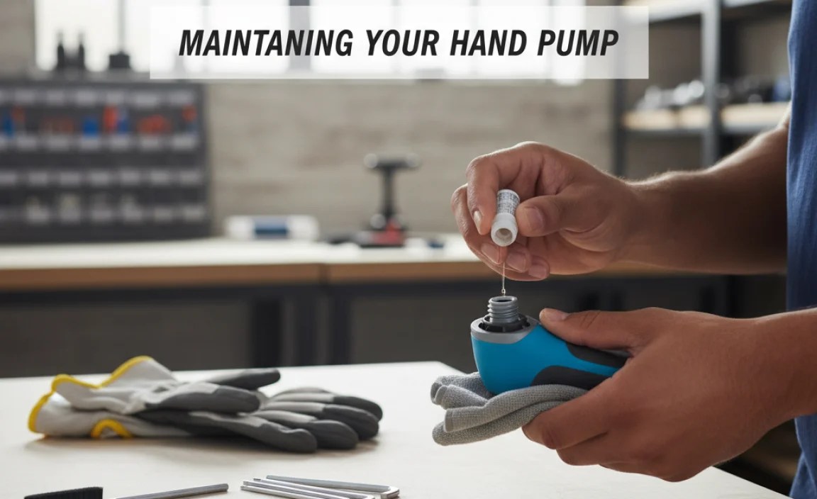 Maintaining Your Hand Pump