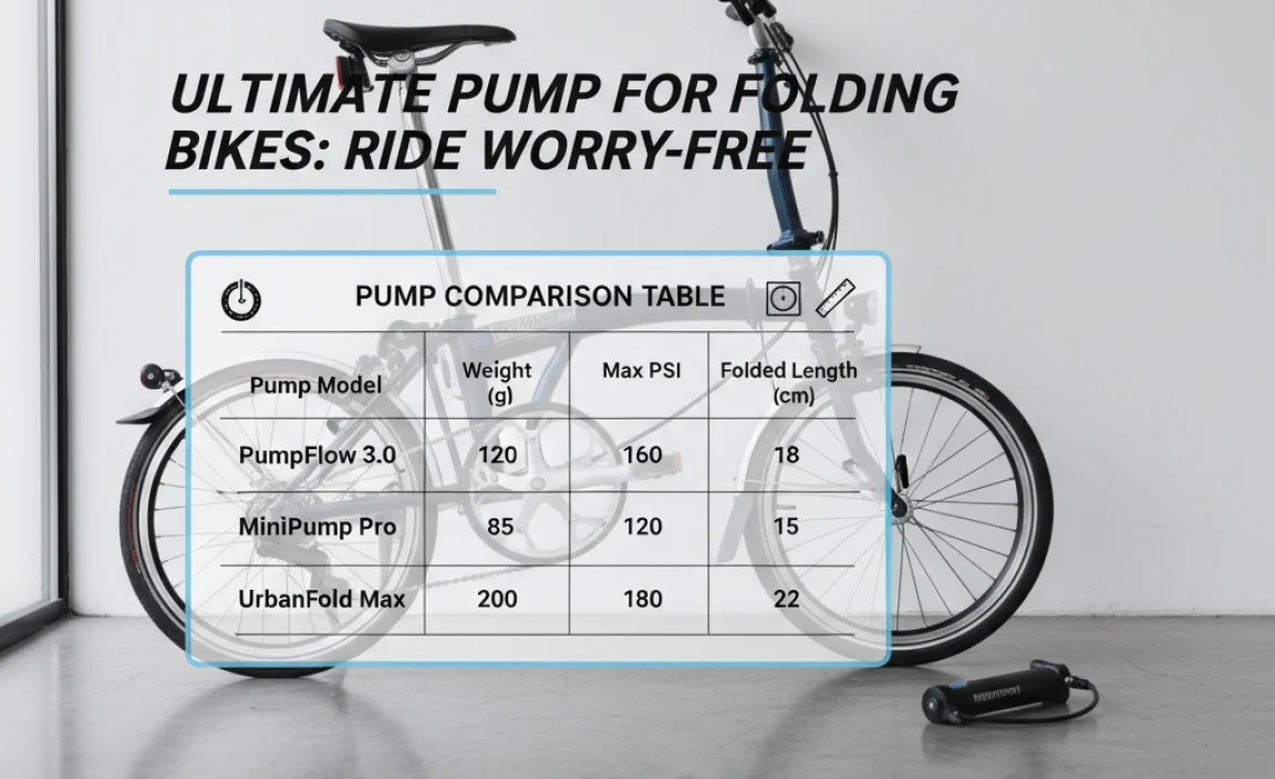 Pump Comparison Table