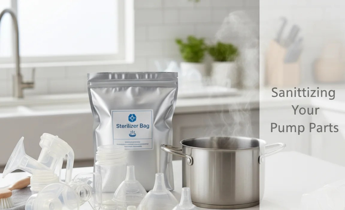 Sanitizing Your Pump Parts