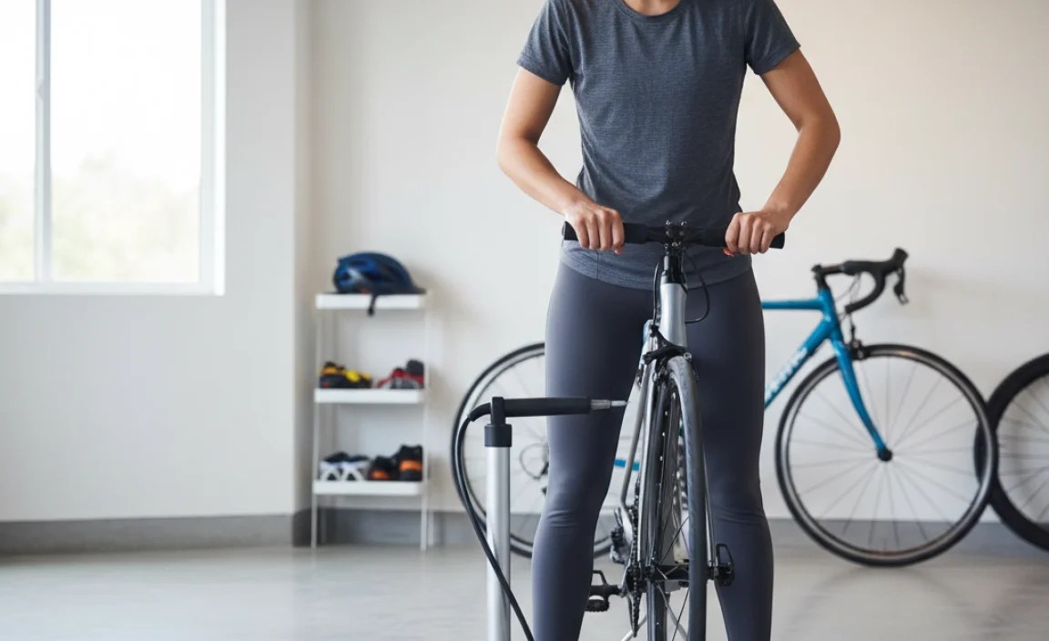 Using a Floor Pump Bicycle Correctly