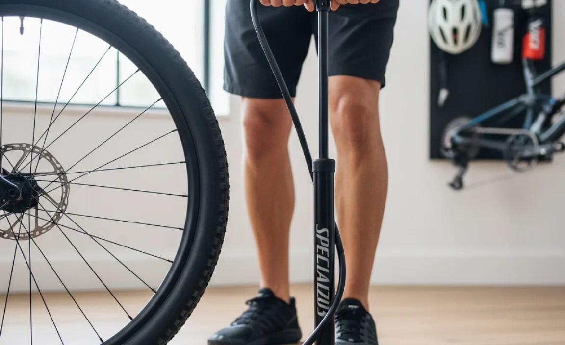 Using a Floor Pump Correctly