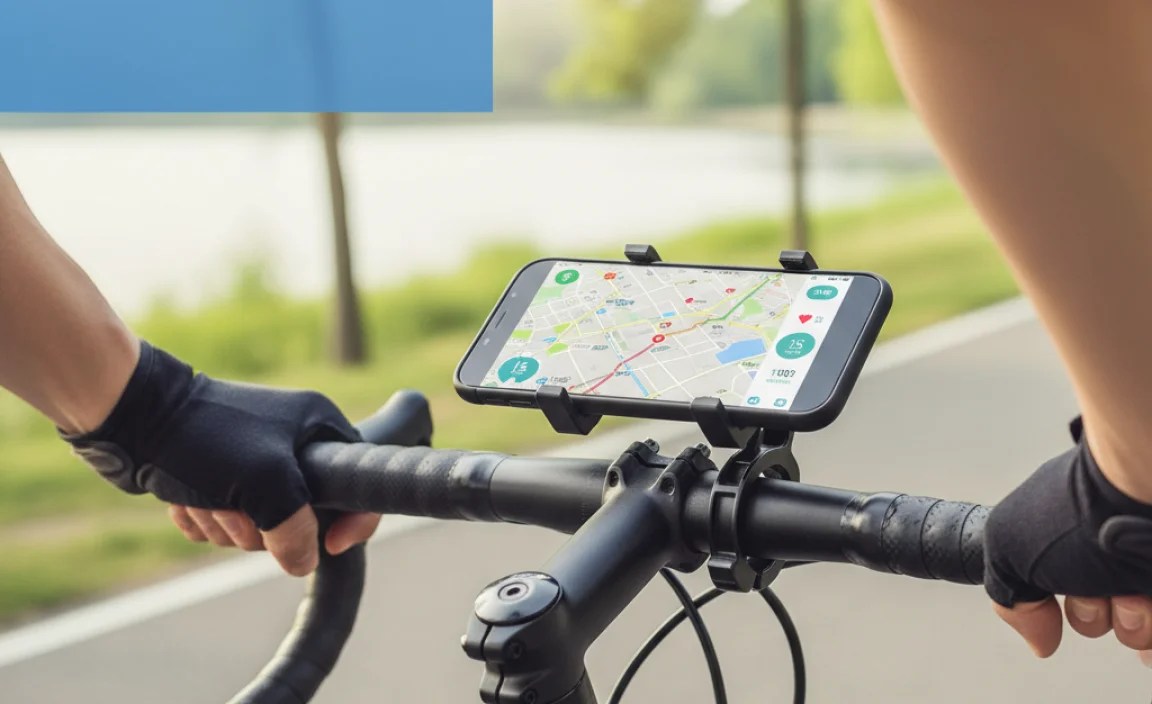 Using Fitness Apps While Biking Safely