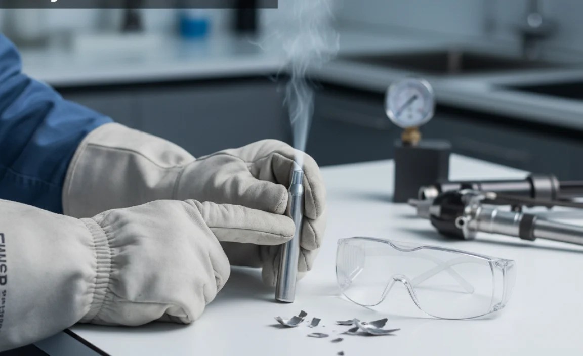 Using Gloves and Eye Protection