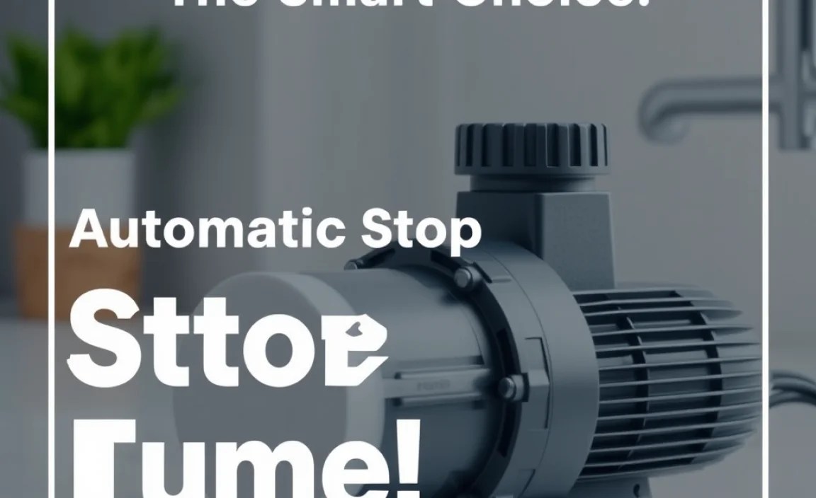 Choosing the Right Automatic Stop Pump