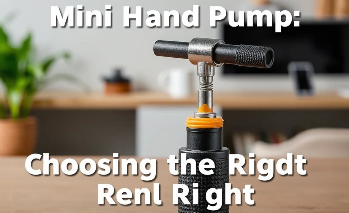 Choosing the Right Mini Hand Pump