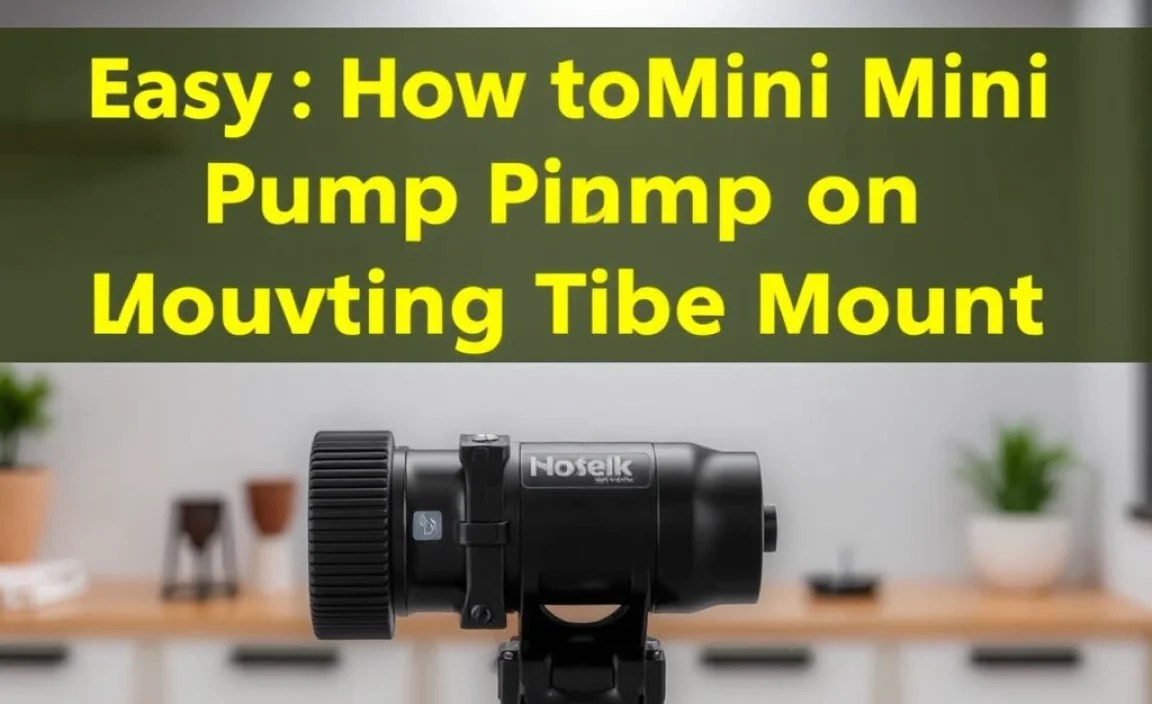 Common Mistakes Mounting Mini Pump