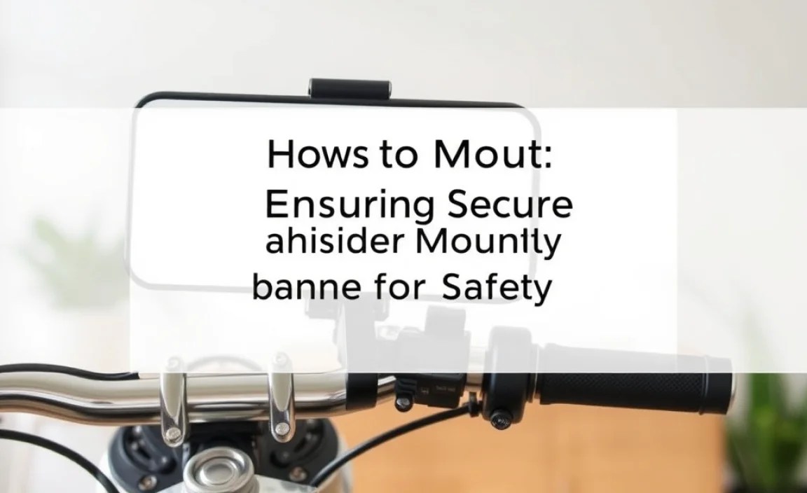 Ensuring Secure Mounting for Safety