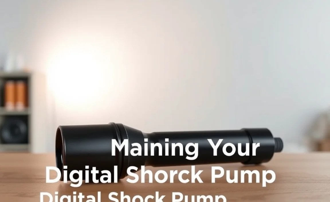 Maintaining Your Digital Shock Pump