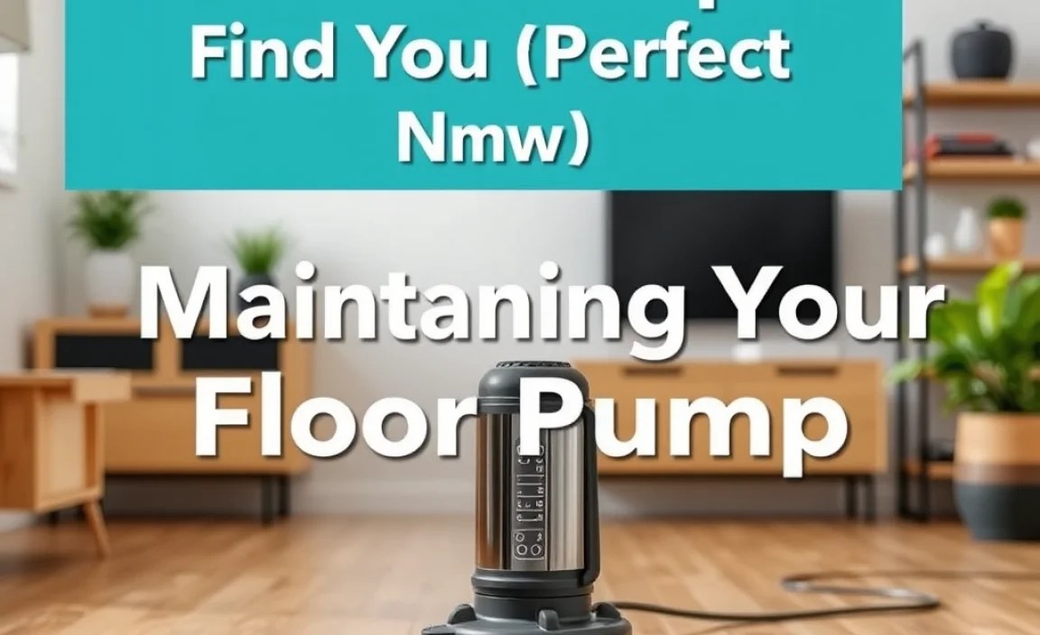 Maintaining Your Floor Pump