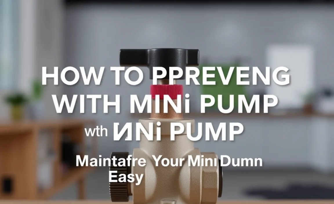Maintaining Your Mini Pump