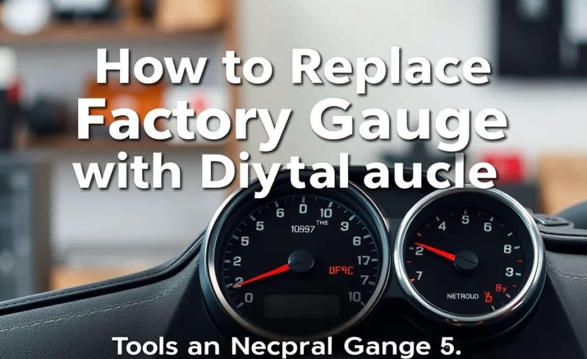 Tools and Materials Needed to Replace Gauge
