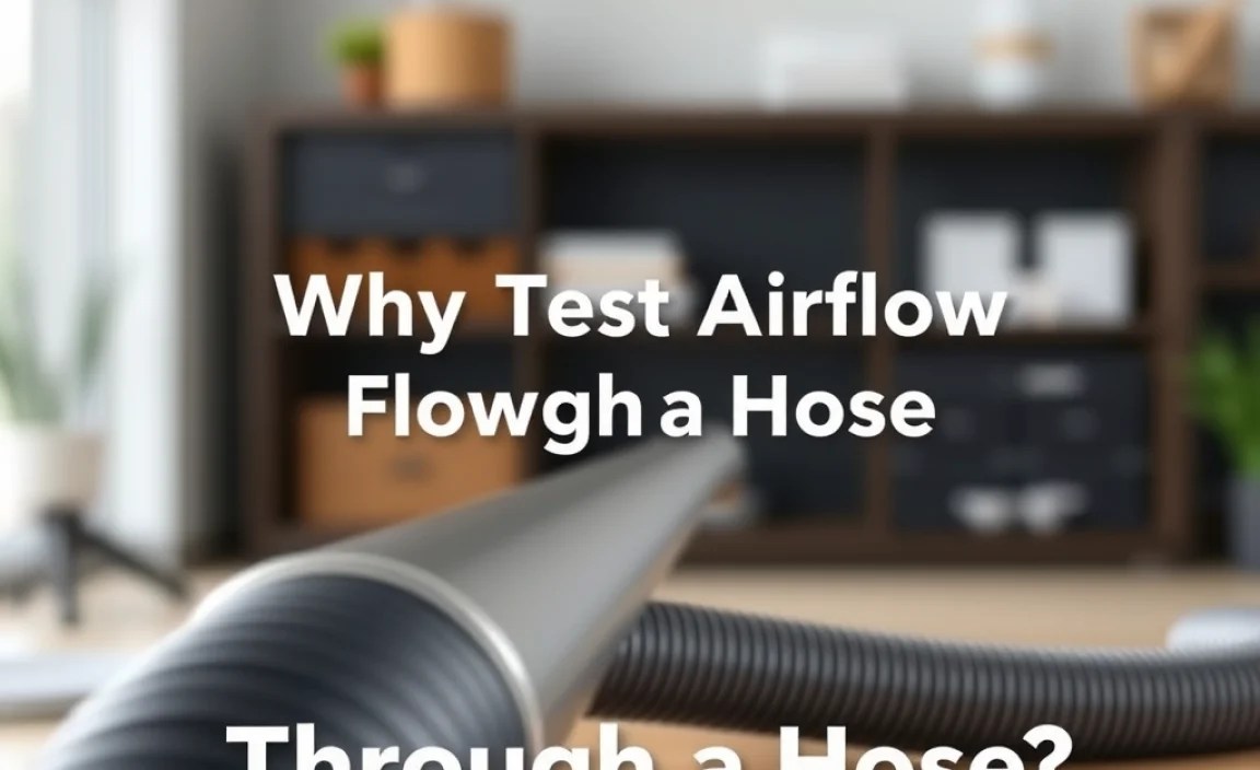 Why Test Airflow Through a Hose?