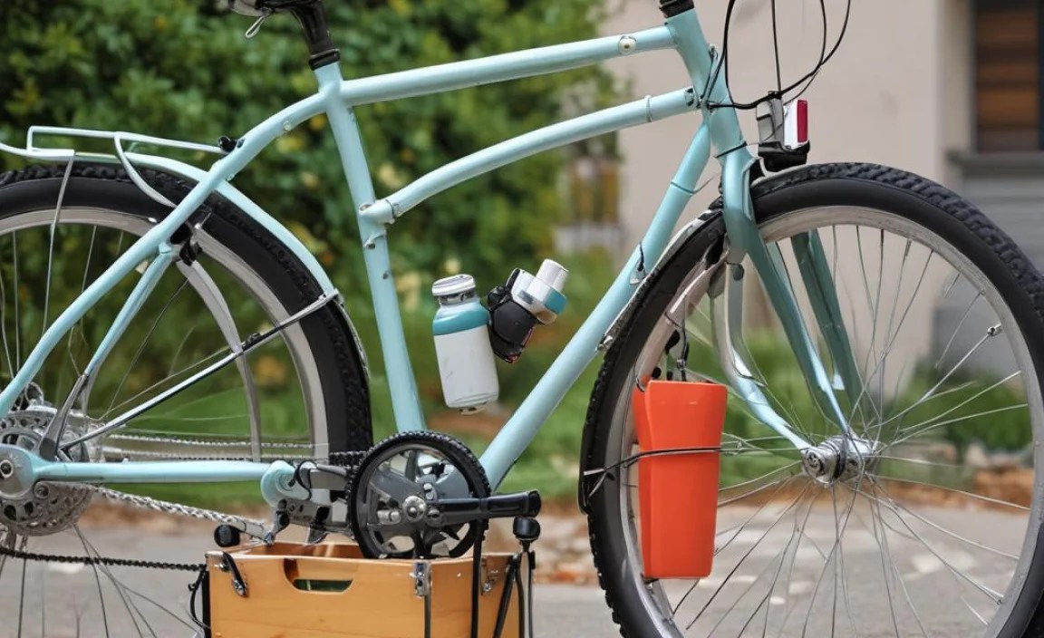 Securing the Milk Crate to the Rack