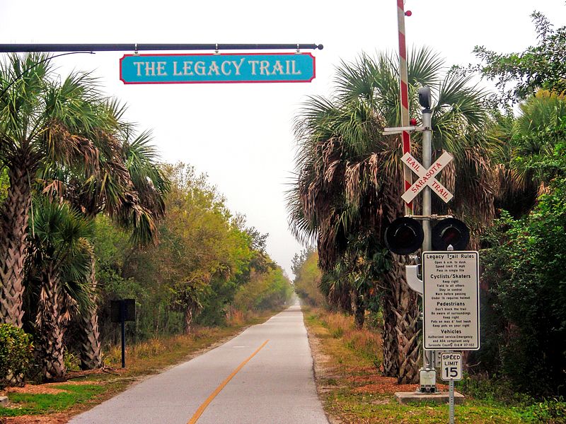 Legacy TrailVenice, Florida Bicycling Again