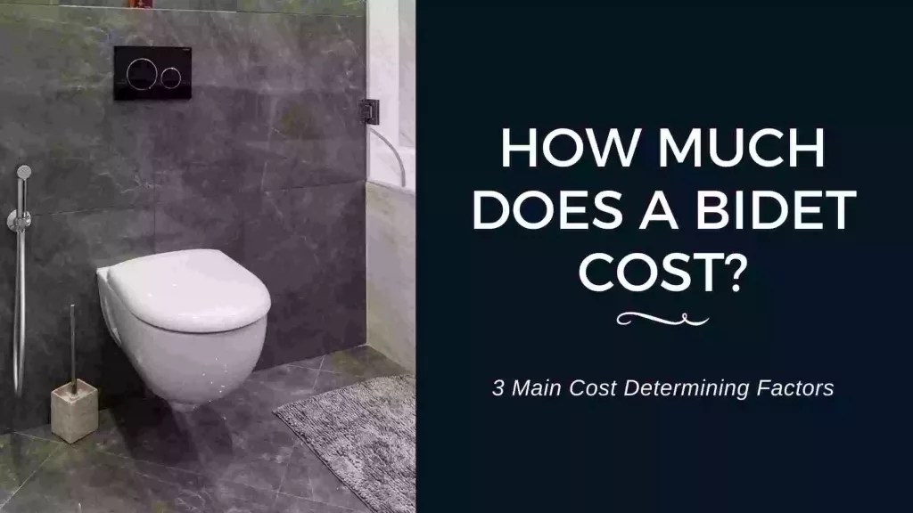 How Much Does A Bidet Cost? 3 Cost Determining Factors