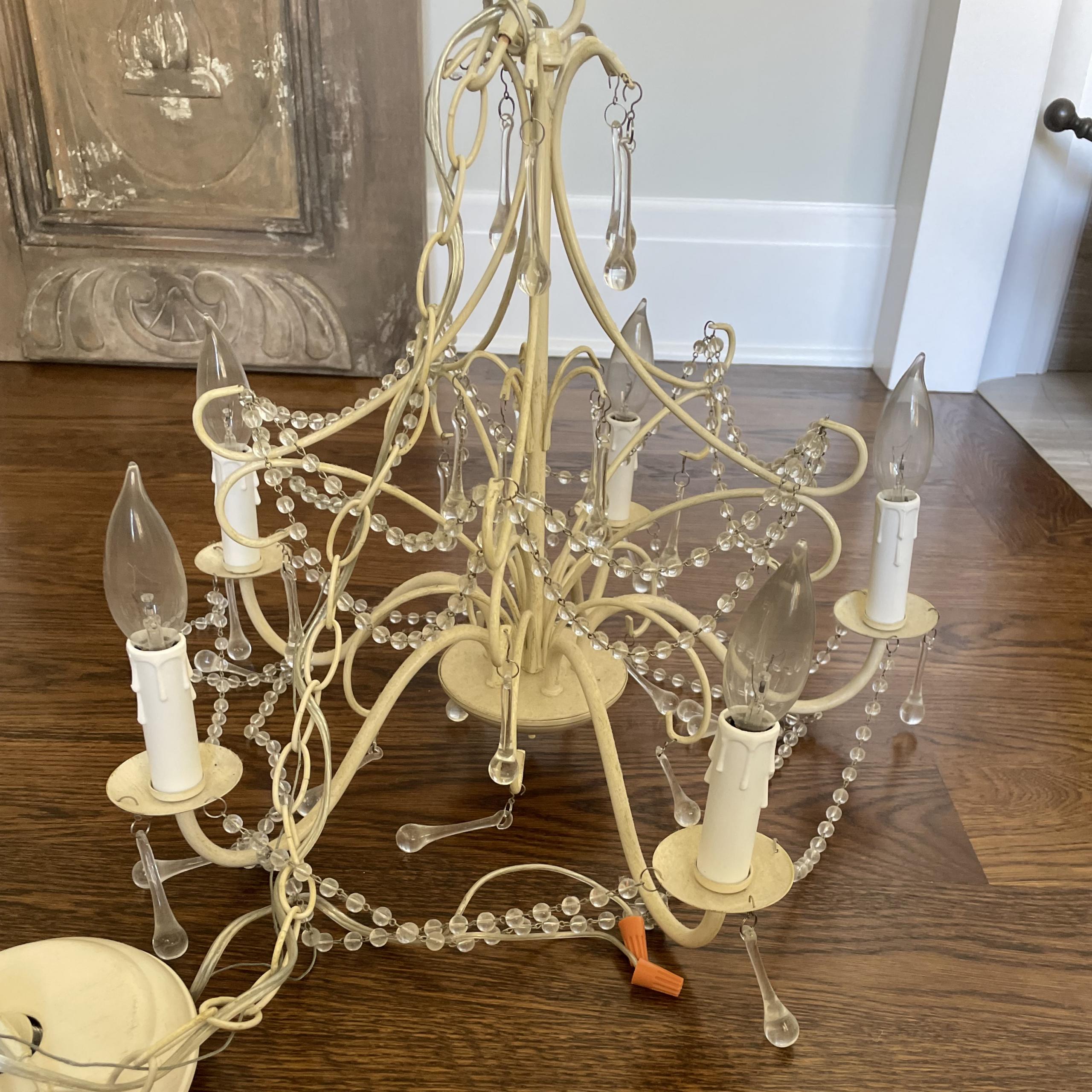 POTTERY BARN CHANDELIER