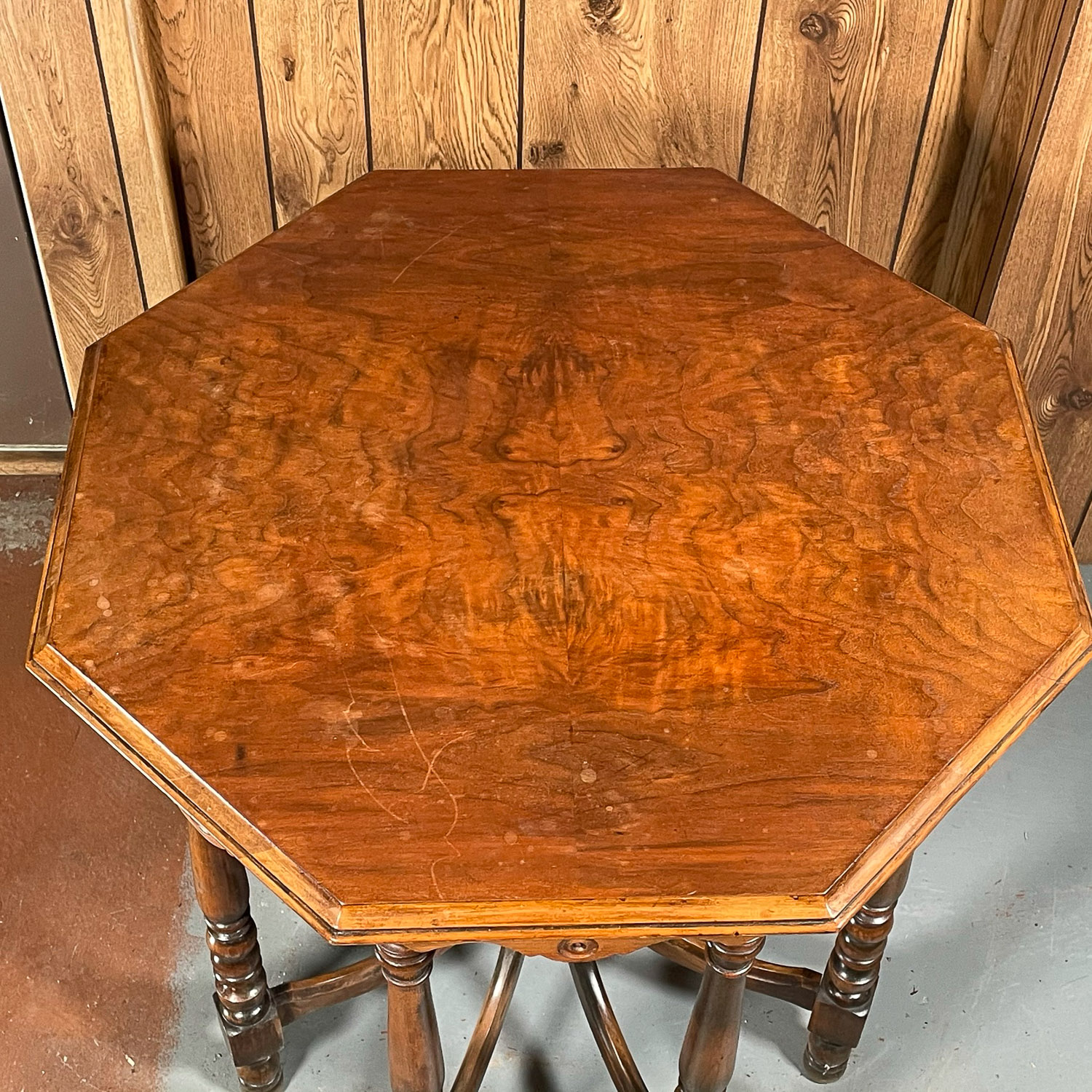 EASTLAKE STYLE OCTAGONAL SIDE TABLE