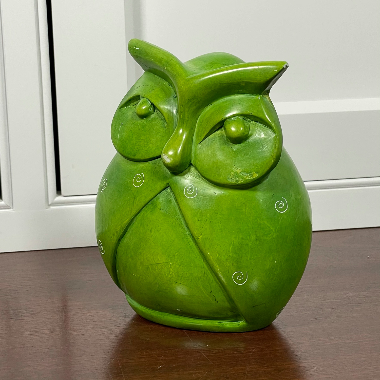 CERAMIC PAINTED OWL DOORSTOP