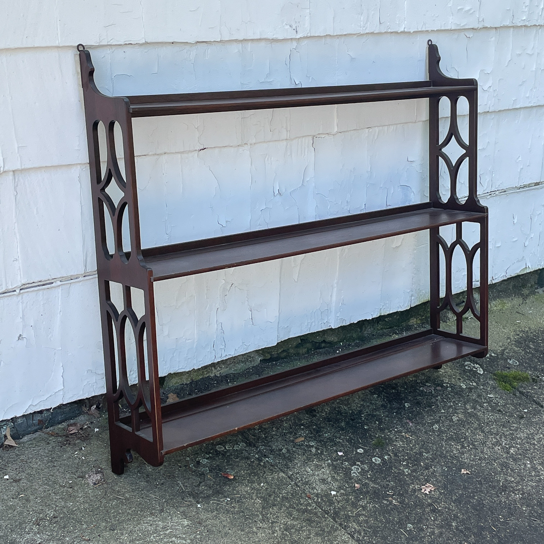 MAHOGANY WALL SHELF
