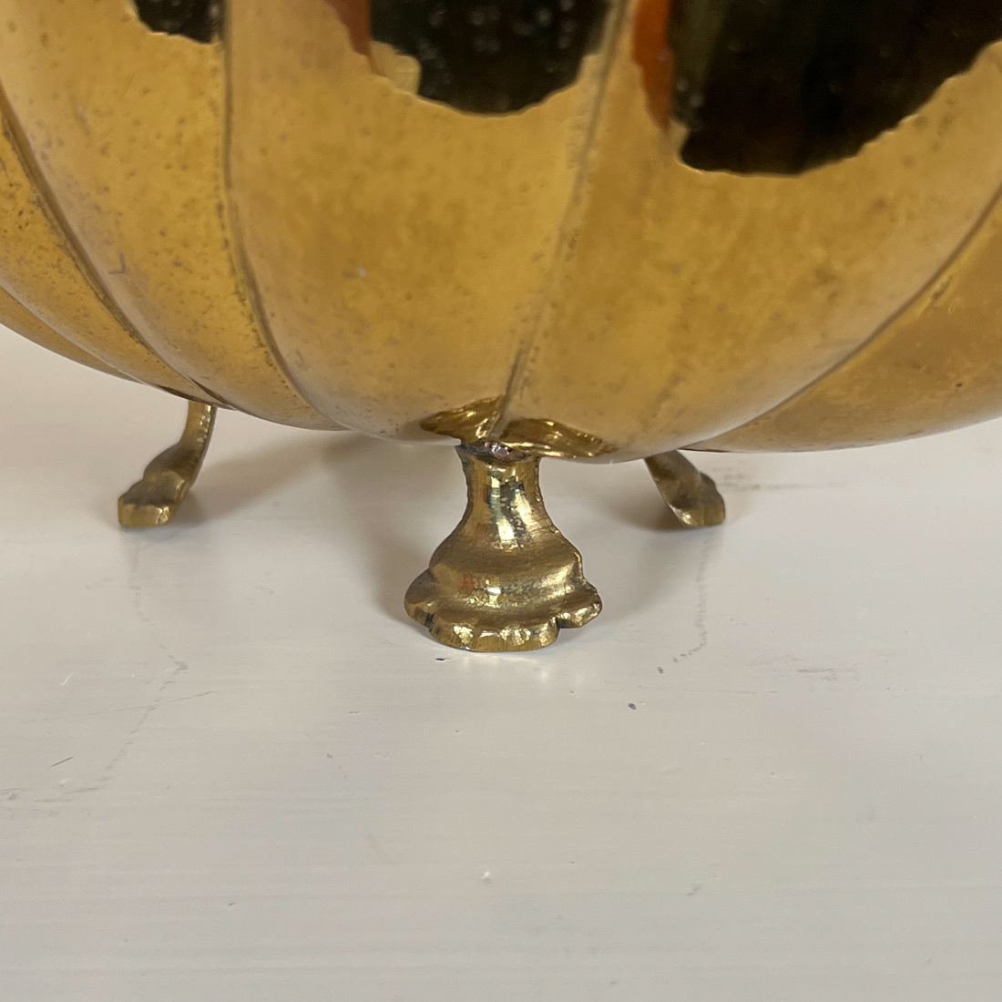 BRASS FOOTED BOWL