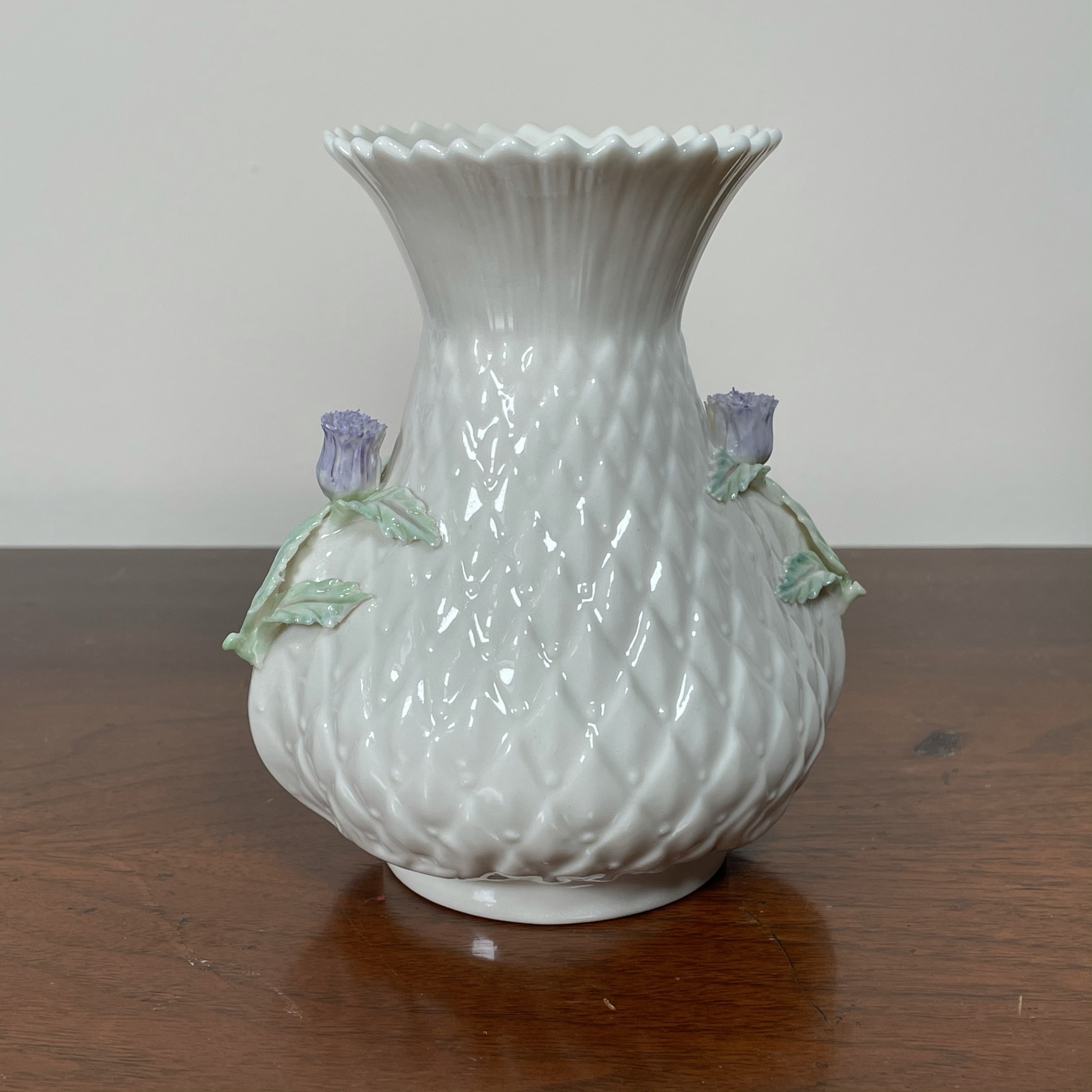 BELLEEK PORCELAIN VASE