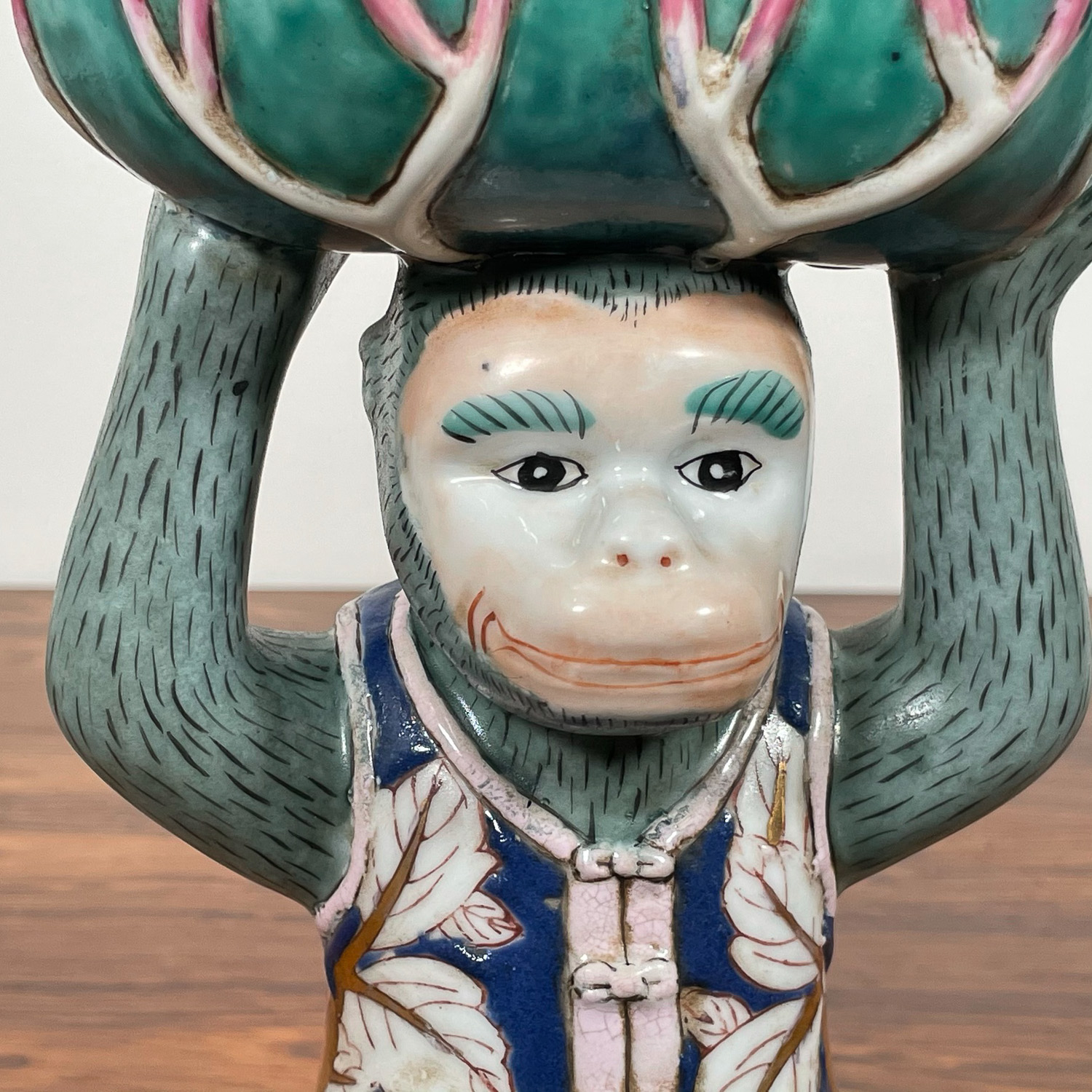 CHINESE CERAMIC MONKEY FIGURE