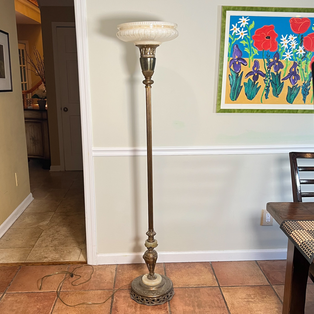 ANTIQUE STYLE FLOOR LAMP