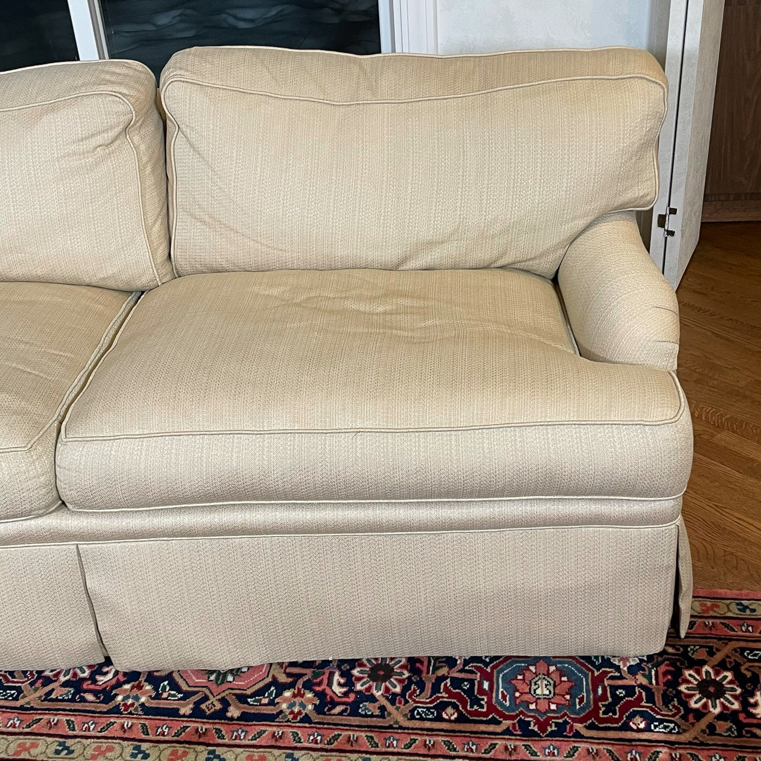 BEIGE LOVESEAT