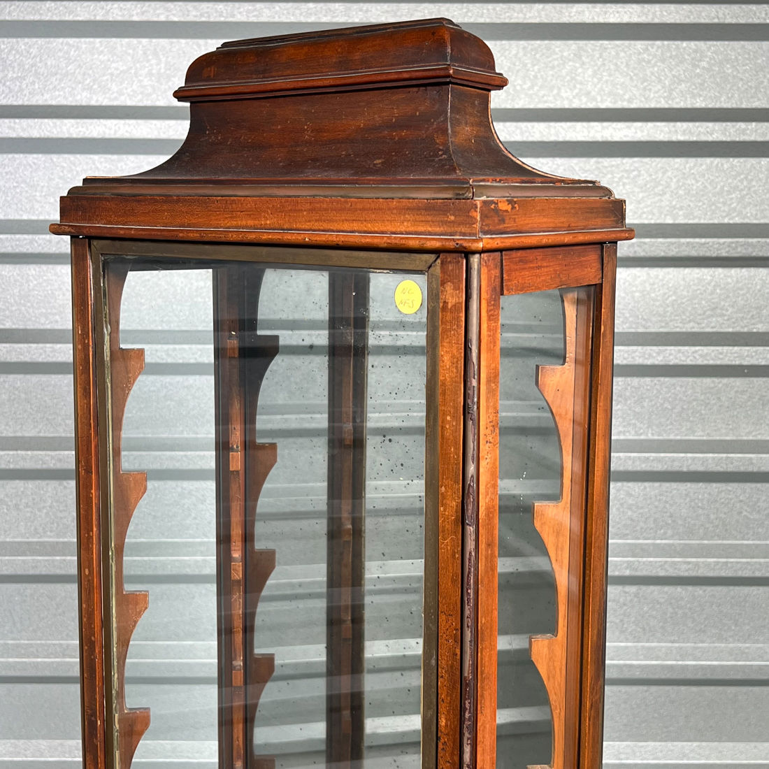 ANTIQUE GLASS DISPLAY CASE