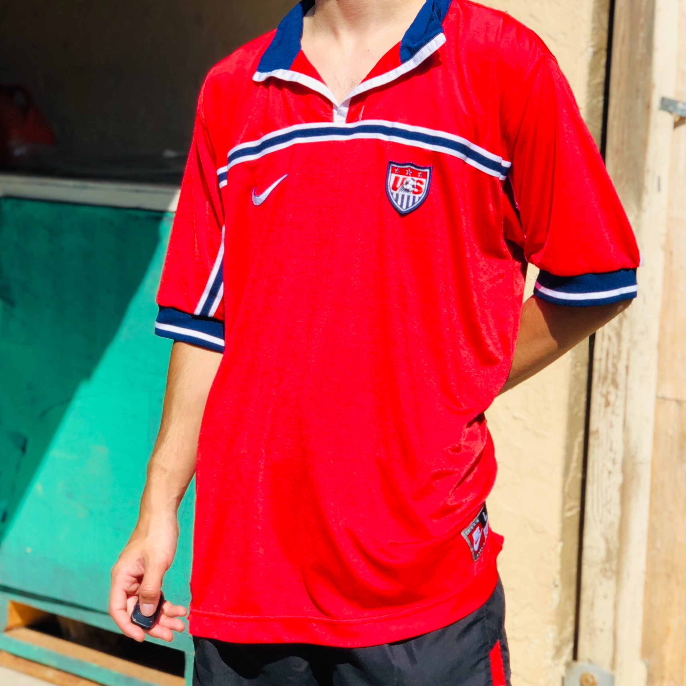 Vintage USA Soccer Jersey BIDSTITCH