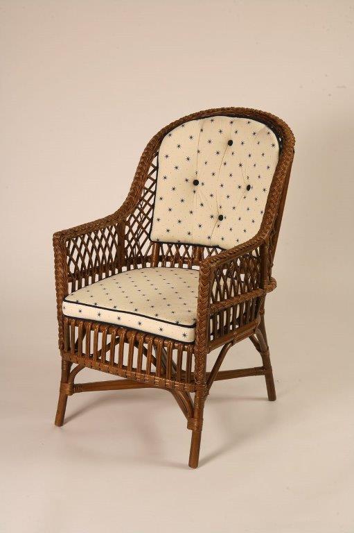 M8655 WICKER and RATTAN OCCASIONAL CHAIR Bielecky Brothers Inc.