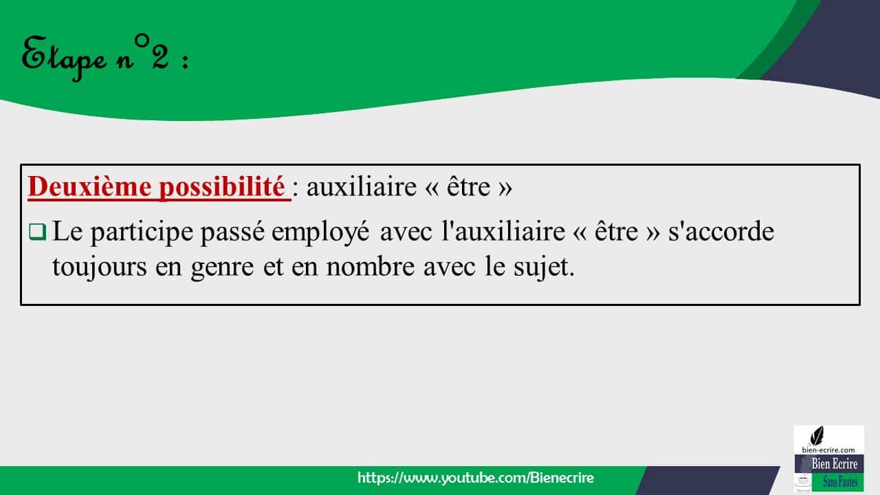 L'accord du participe passé une démarche en trois étapes maximum pour savoir comment accorder