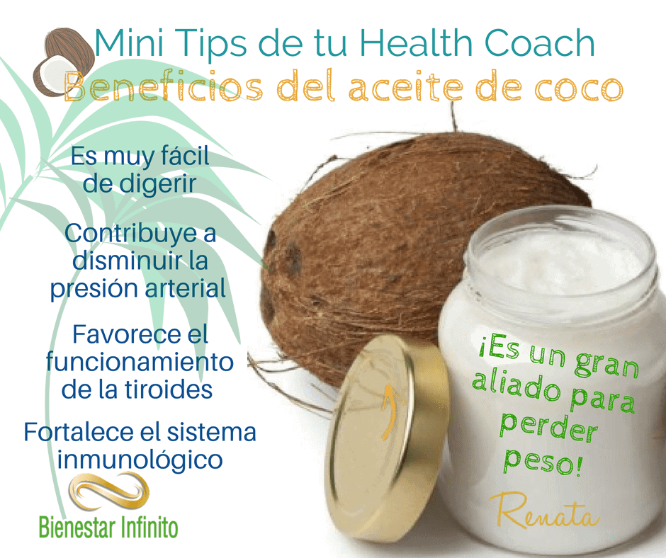 Beneficios del aceite de coco Bienestar Infinito