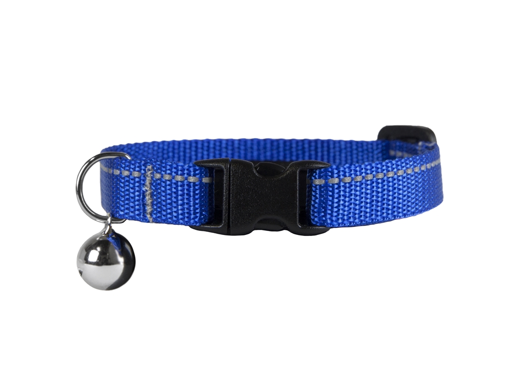 RC Pets Kitty Breakaway Collar Primary 1/2″ x 8″10″ Royal Blue Big Al's Pet Supercentre