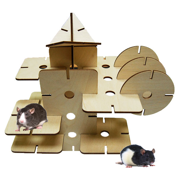 ZooMax Toys Build & Snap Critter Castle 14 pieces Big Al's Pet