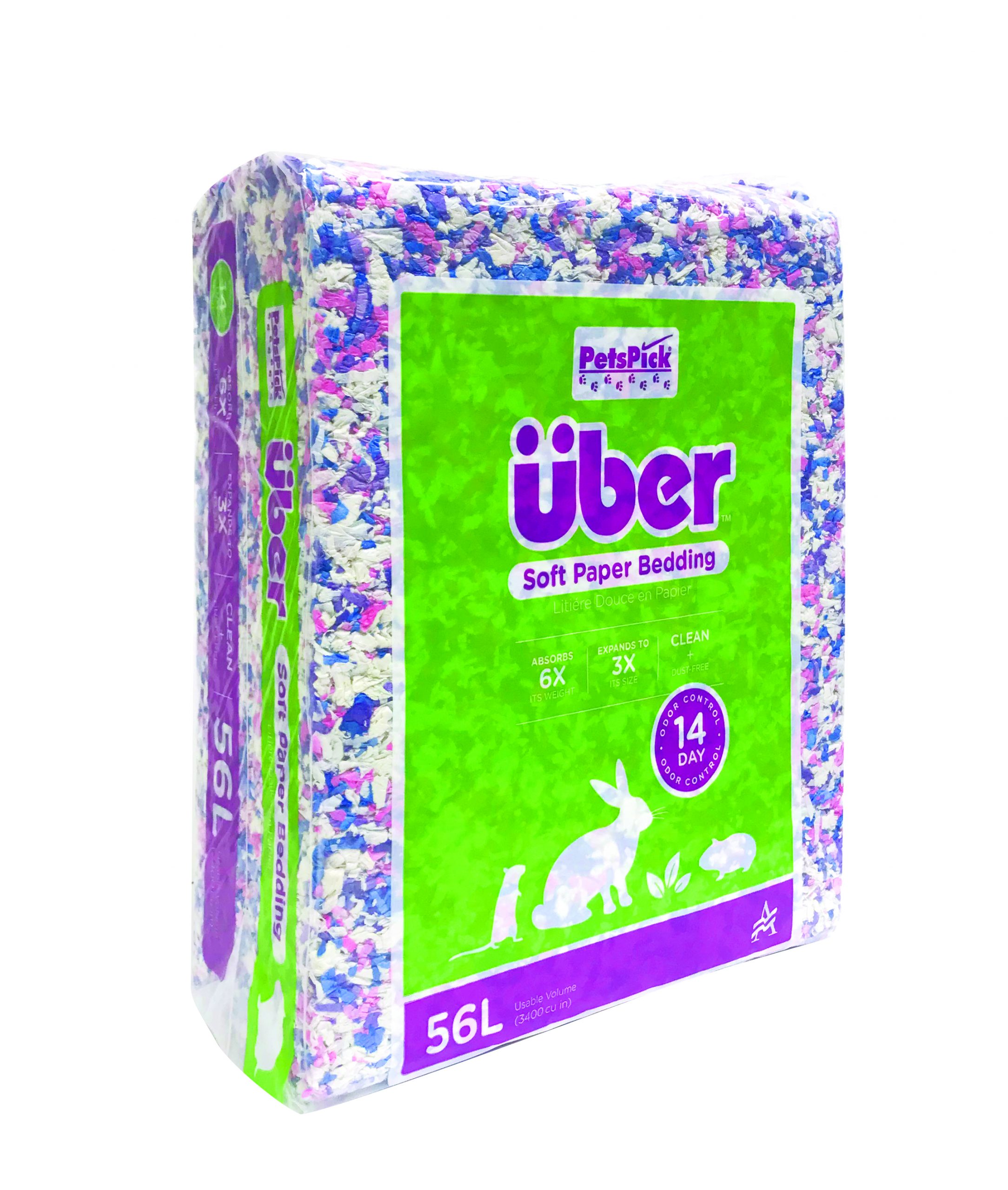 Premier Pet Uber Paper Bedding Confetti 56L Big Al's Pet Supercentre