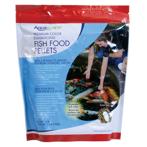 Aquascape Premium Color Enhancing Fish Food Pellets 500 g Big Al's