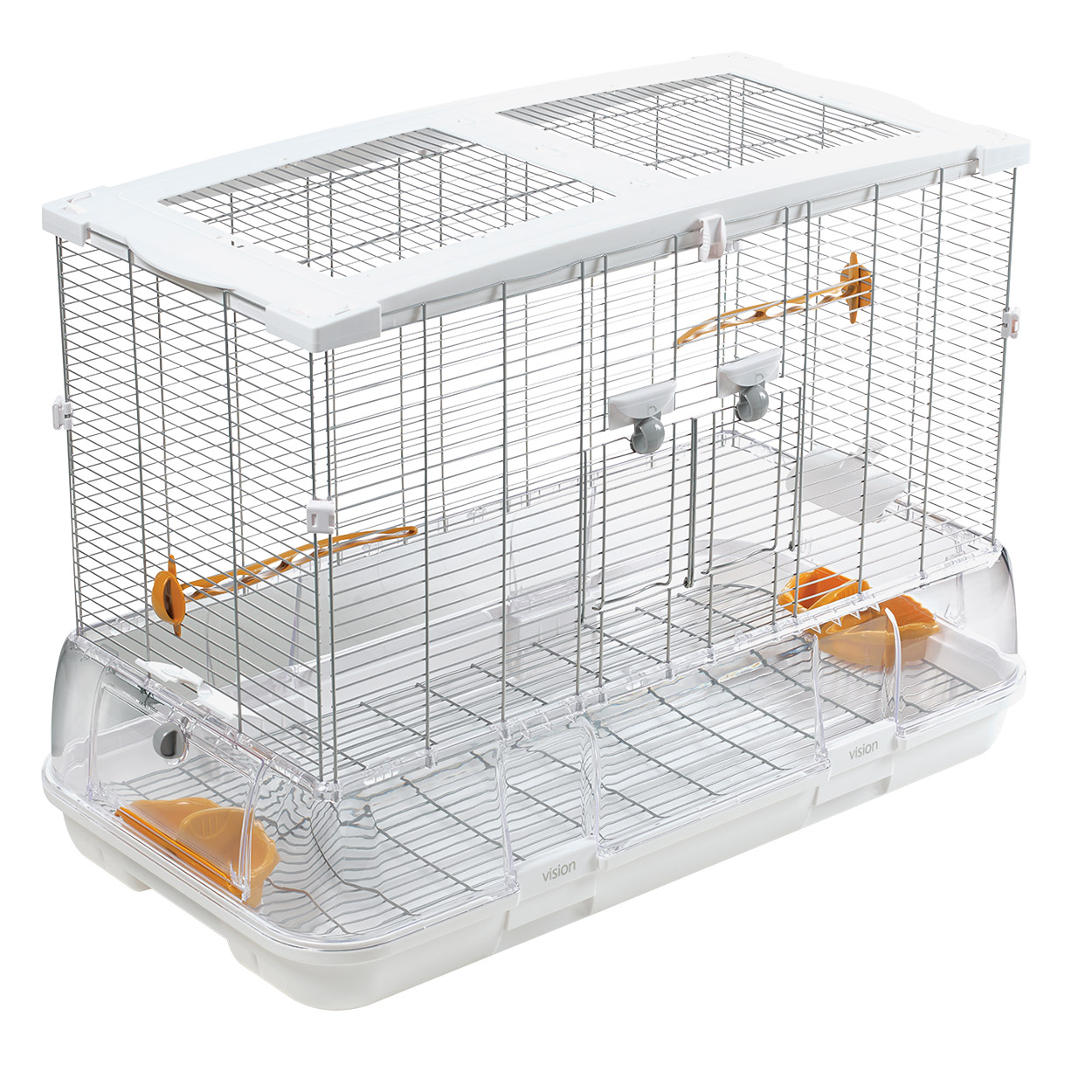 Vision Bird Cage for Large Birds (L01) Single Height Small Wire 78 x 42 x 56 cm (30.7 L x