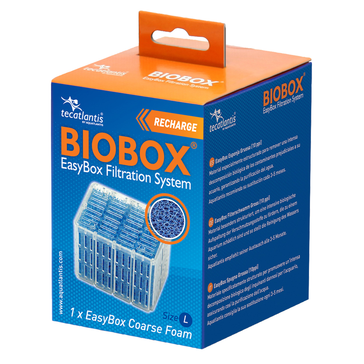 Aquatlantis Aquarium Cartridge Coarse Foam L Big Al's Pet Supercentre