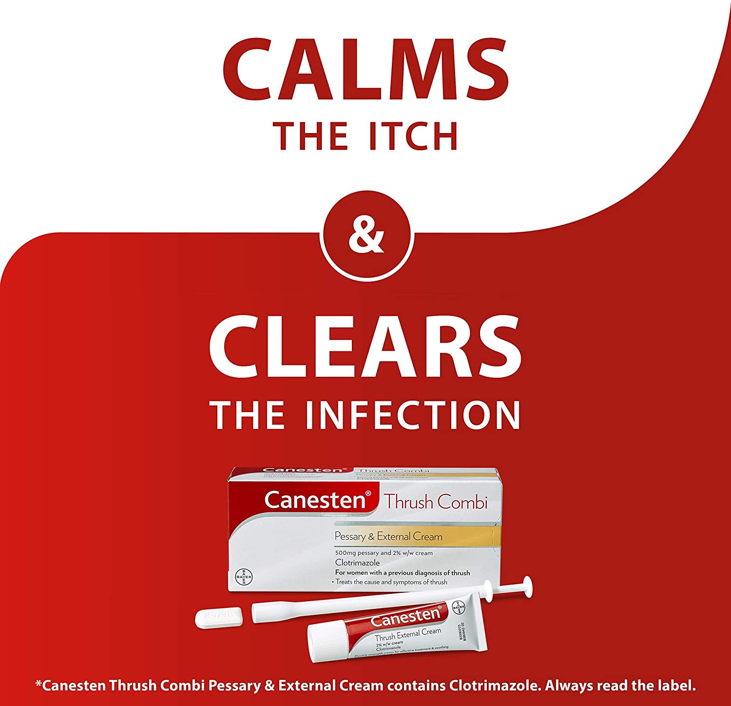 Canesten Thrush Combi Pessary &amp; External Cream BigaMart