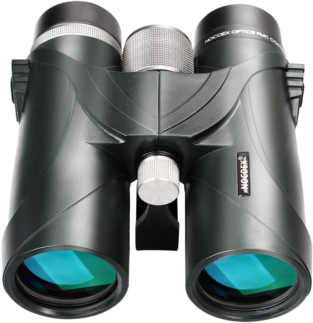 NOCOEX 10×42 Binoculars with Tripod Mount and Carry Case, HD Quality