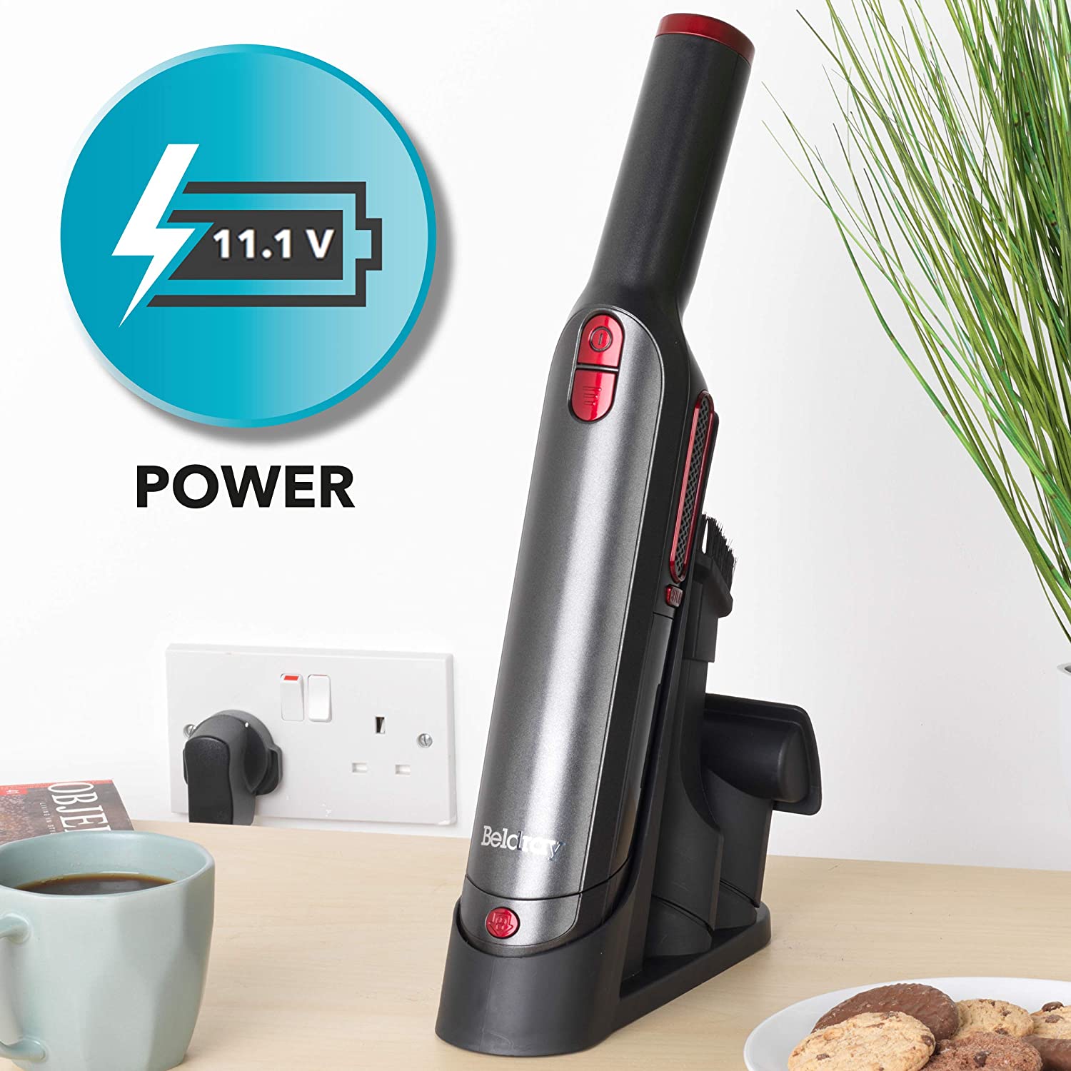 Beldray BEL0944RD Revo Cordless Rechargeable Lightweight Handheld