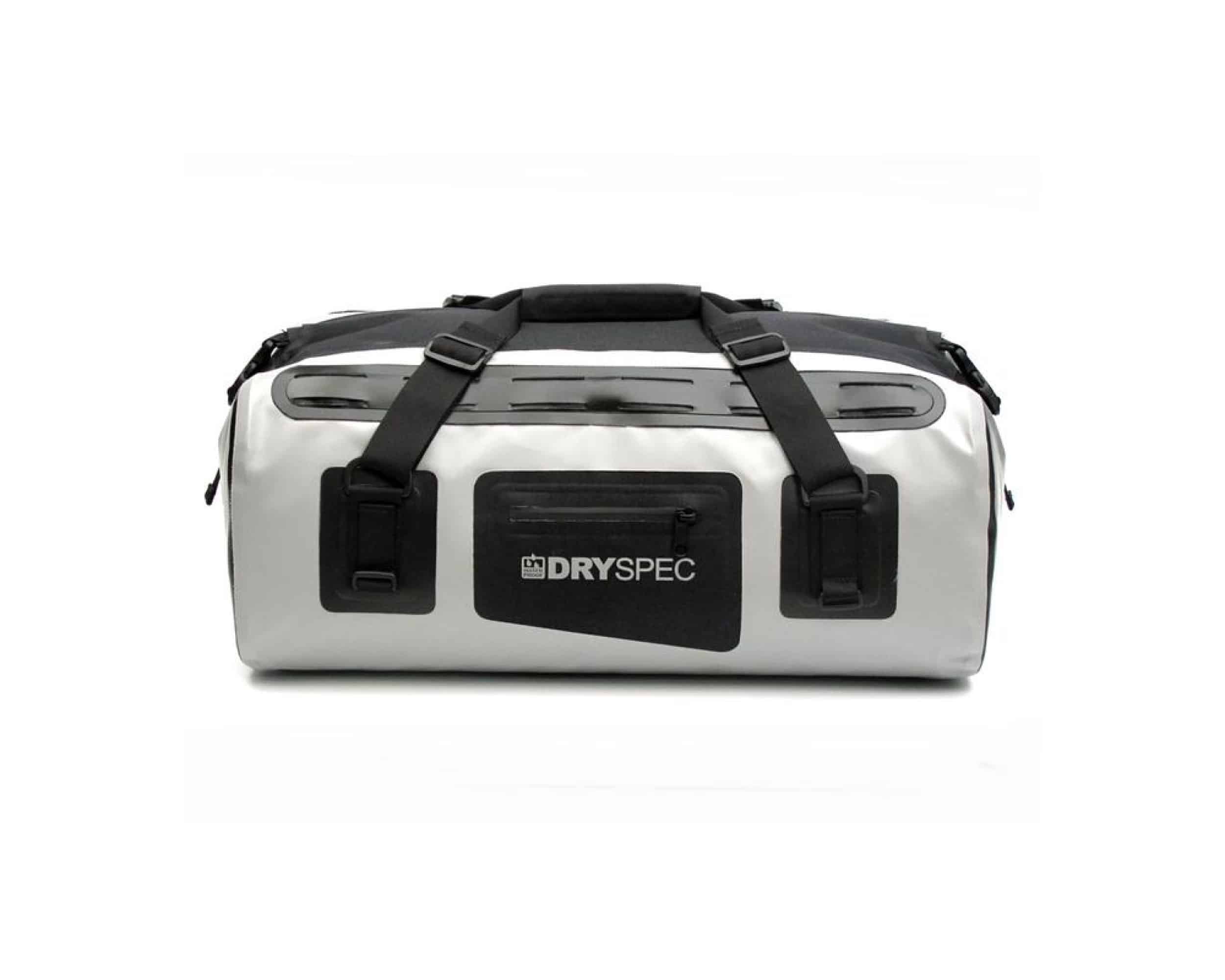 DrySpec D38 Rigid Waterproof Motorcycle Dry Bag Gray