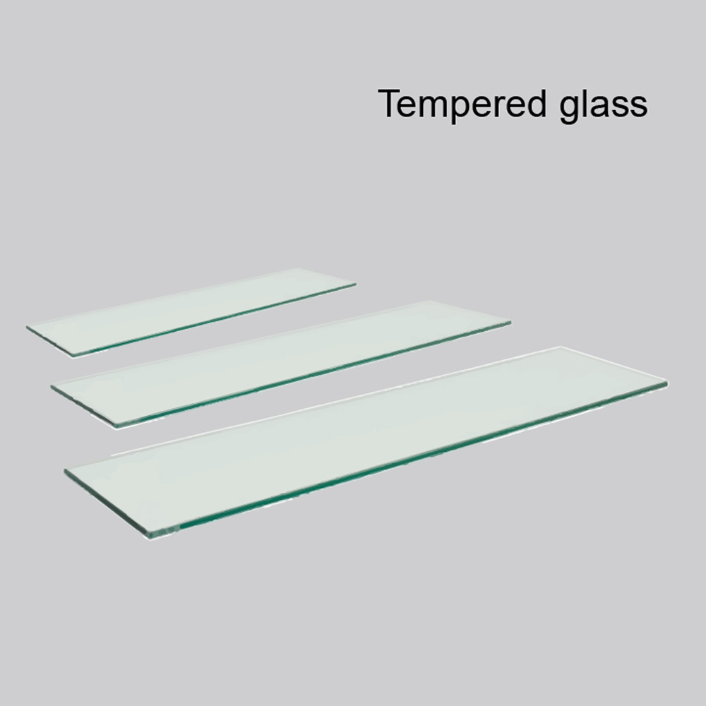 6mm Tempered Glass Shelf With Polished Edges Big Banner Australia