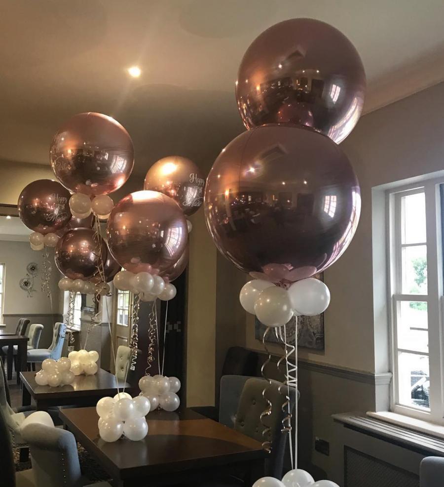 Personalised Orbz Table Cluster Balloons Big Bash Events
