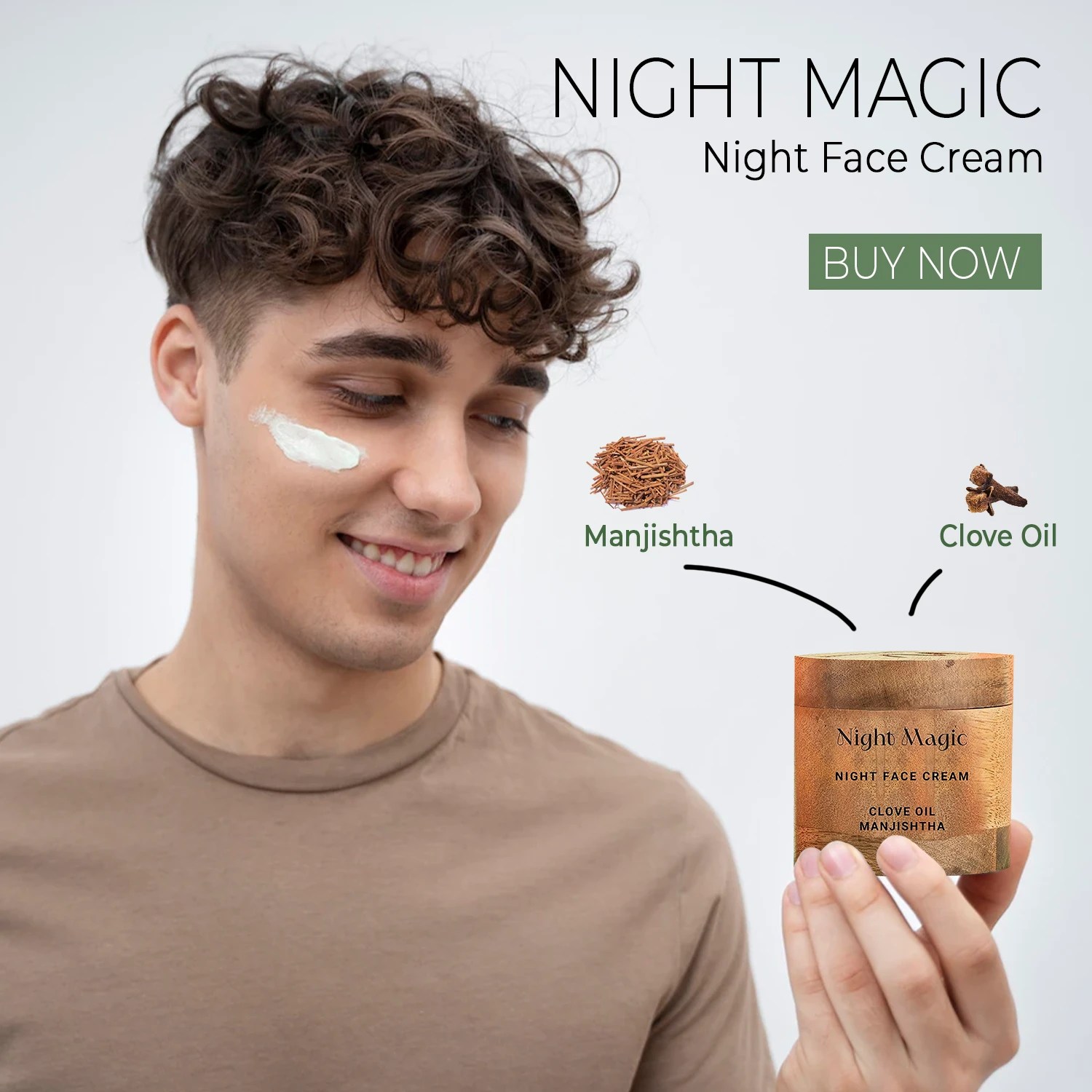 Buy Nature 4 Nature Night Magic Face Cream Clove Oil, Manjistha