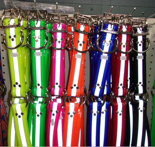 2 inch Reflective D & Center Ring Collar 19" Bear Bait Deer Bait