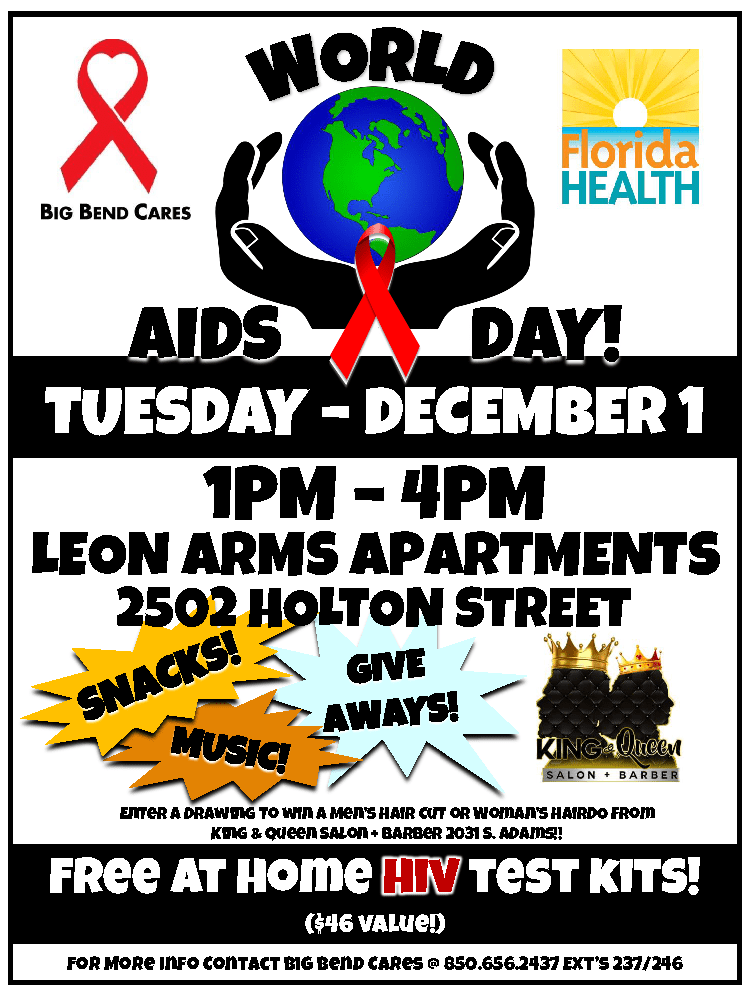 World AIDS Day Leon Arms Apartments Big Bend Cares